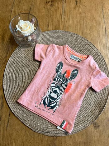 🦓 Jolie t-shirt rose avec zèbre 🦓