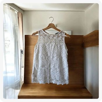 t-shirt Zara blanc taille Xs