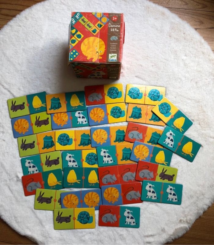 Lot puzzle et domino Djeco - complets - photo numéro 7