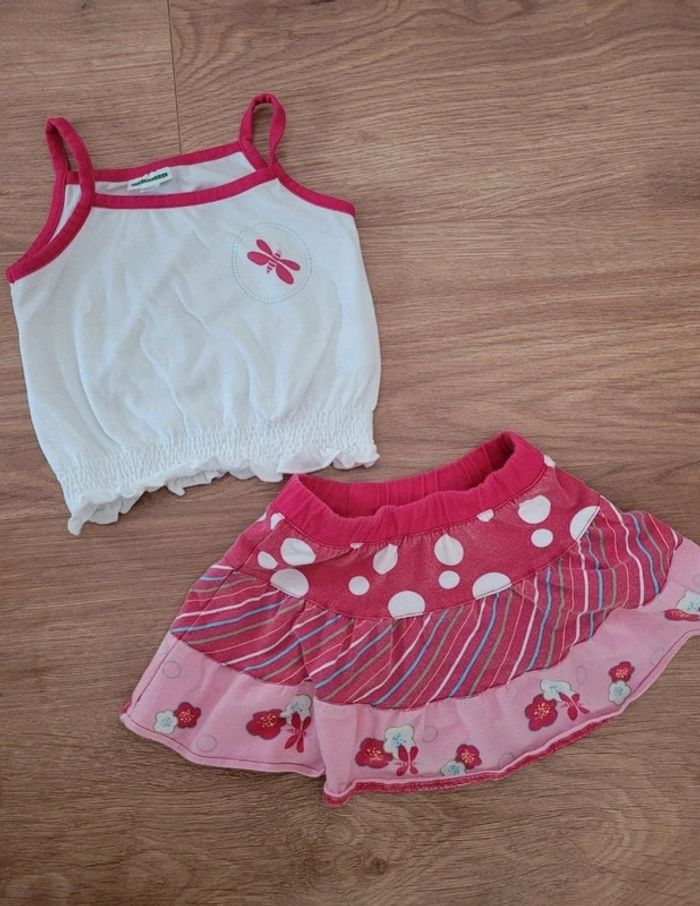 Tenue fille Vertbaudet 2 ans