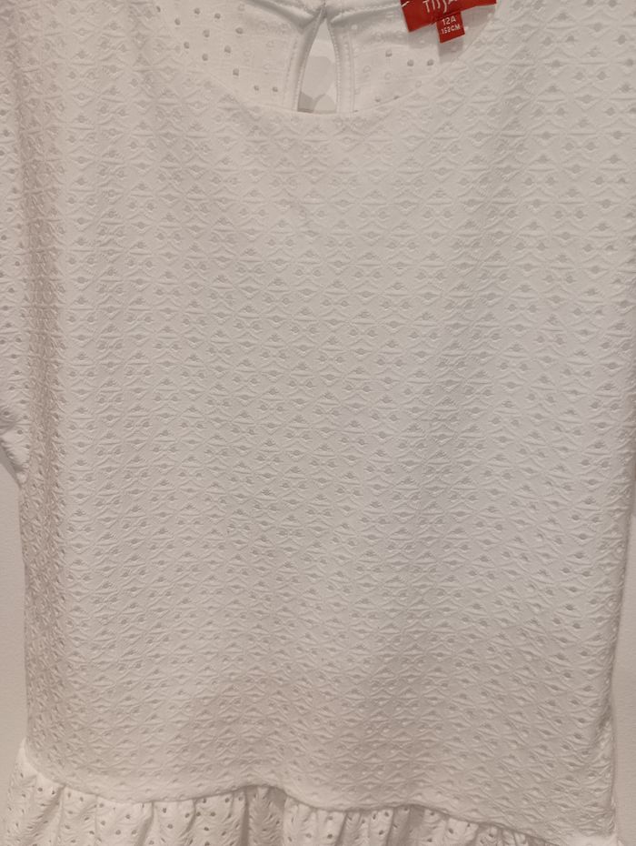 T-shirt broderie anglaise - photo numéro 2