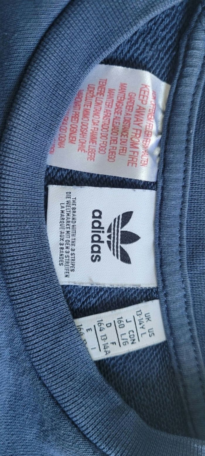 Sweatshirt  bleu marine adidas - photo numéro 3