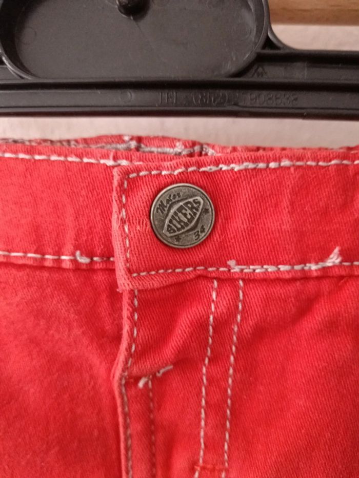Pantalon premaman rouge biker - photo numéro 2