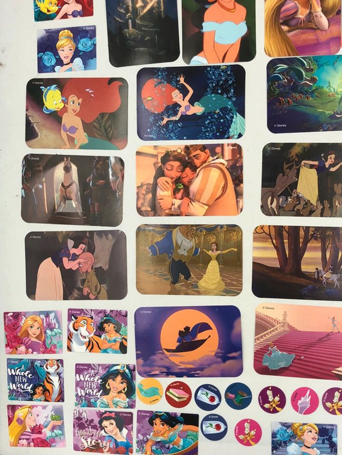 Lot de 50 Stickers autocollants Disney Princesse - photo numéro 5