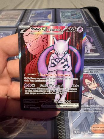 Carte Pokémon FA Ev10 Mewtow Ex 213/182