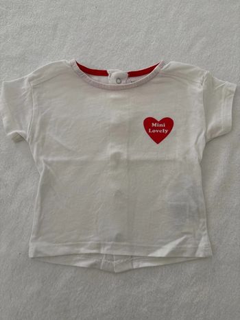 Tee shirt mini Lovely 3 mois