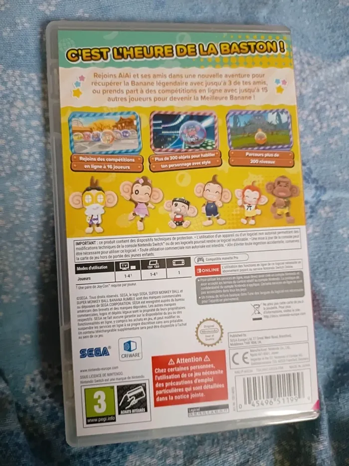 Jeu Switch super monkey Ball - photo numéro 3