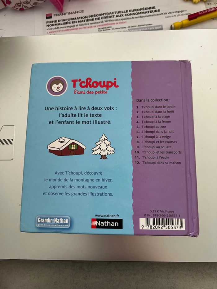 Livre « t’choupi à la neige » - photo numéro 2