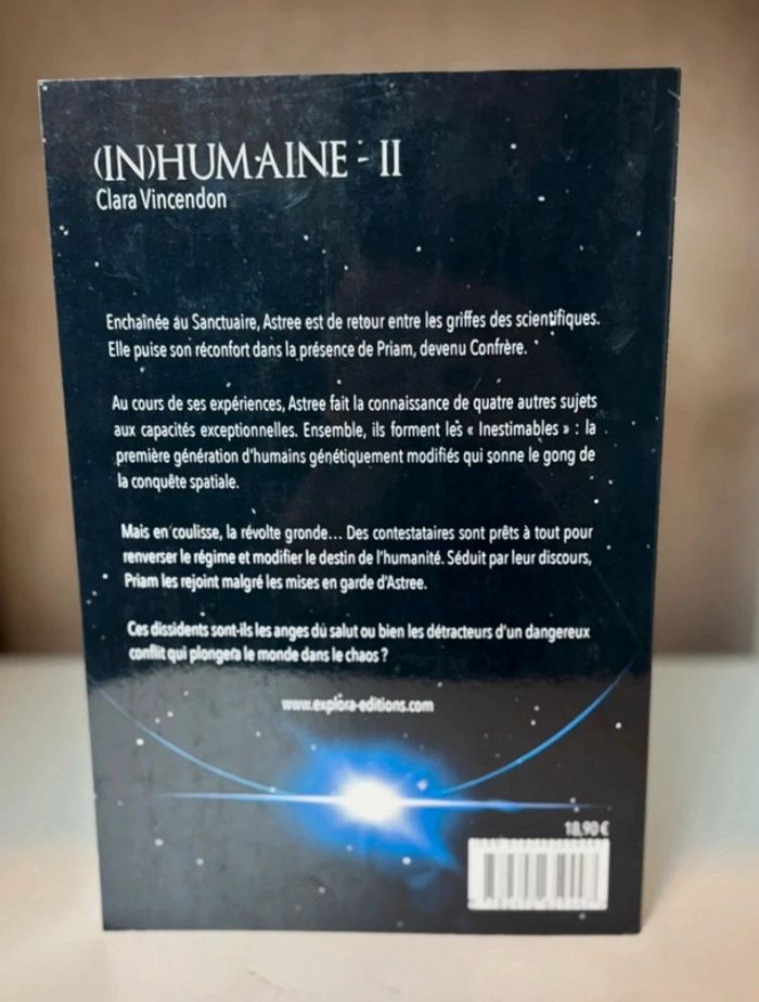 Lot de 3 livres trilogie (In)Humaine de
Clara Vincendon - photo numéro 5