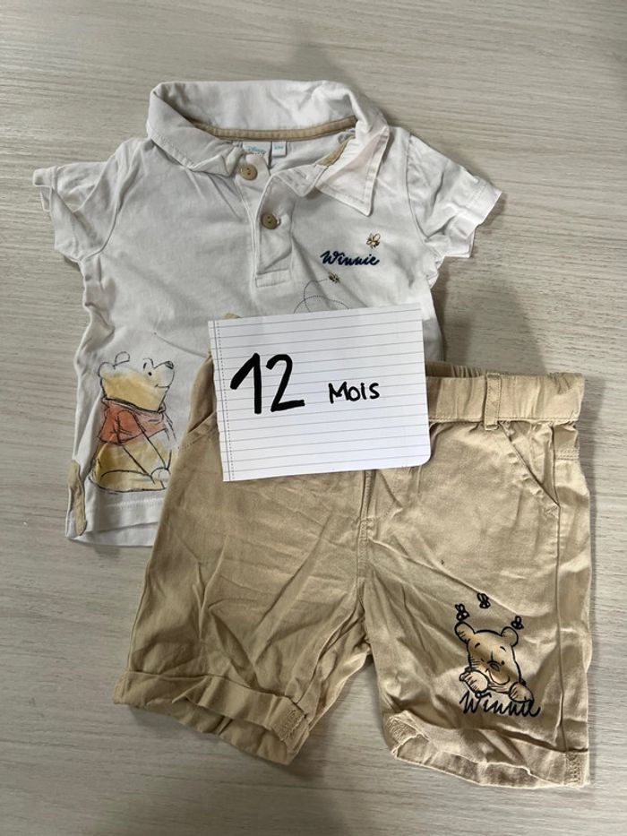 Ensemble été Winnie l’Ourson Disney 12 mois
