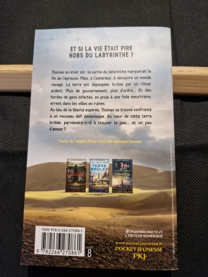 Le labyrinthe - L'épreuve Tome 2 - La terre brûlée - James Dashner - photo numéro 5