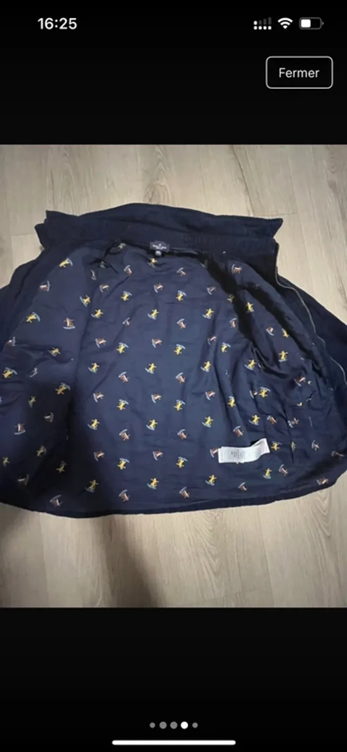 Veste en velou sergent major 9 ans - photo numéro 4