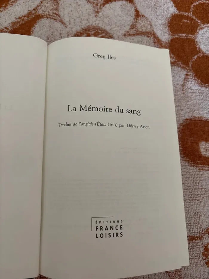 La mémoire du sang - photo numéro 5