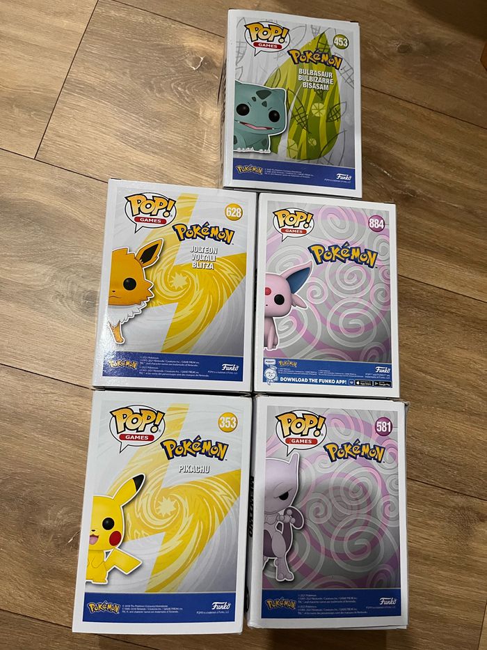 Funko pop Pokémon lot - photo numéro 2