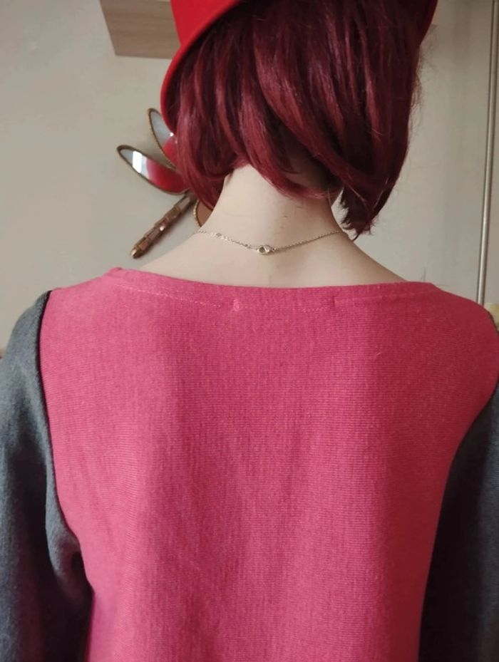 🌿Pull Fin Bicolore en Maille 50% Laine Mérinos Forcier T36/38🌿 - photo numéro 10