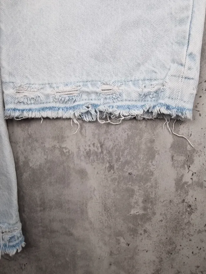 Jeans Levi’s Straight bleu clair – Taille 32 Femme (mesures en photos) - photo numéro 12