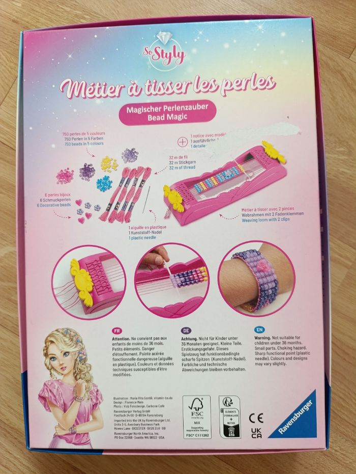 Métier à tisser Les perles pour fille 5 ans et + neuf - photo numéro 2