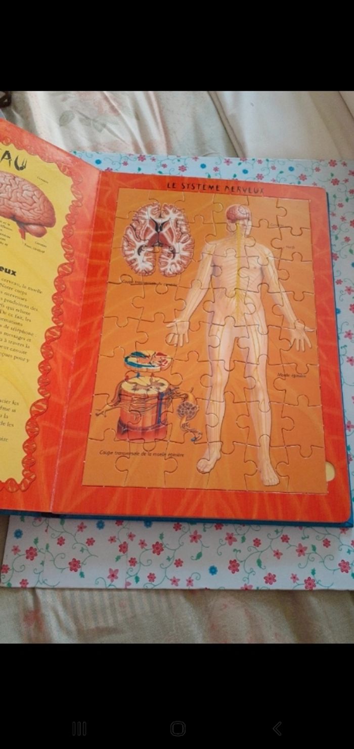 Livre 5 puzzles le corps humain - photo numéro 4