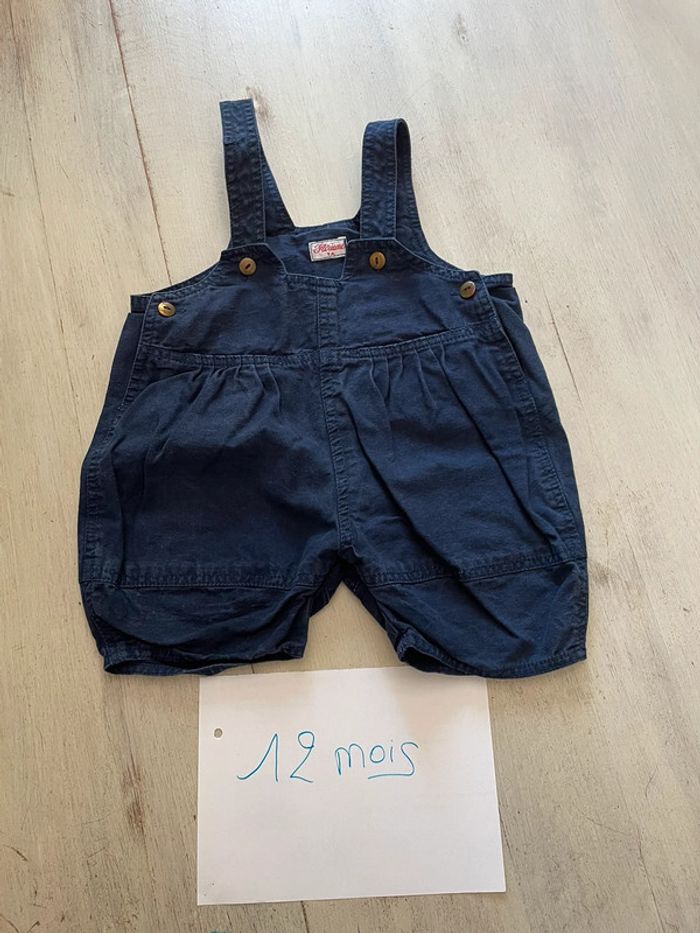 Très jolie salopette été garçon 12 mois