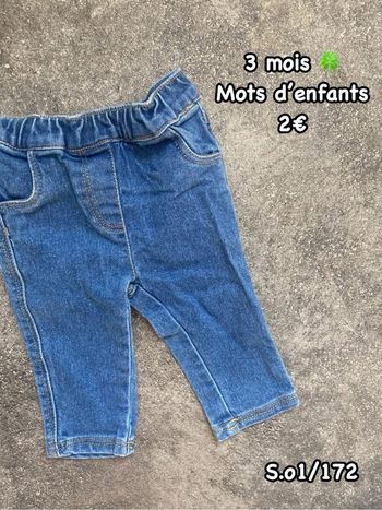 Jean 🍀 3 mois 🍀 Mots d’enfants