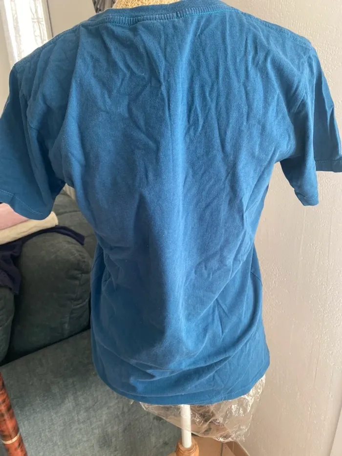 Tee shirt 100% coton bleu gong taille s - photo numéro 2