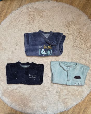 Lot pyjamas 3 mois