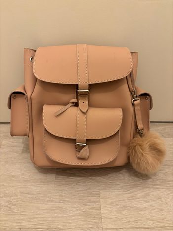 Sac à dos en cuir rose Grafea neuf