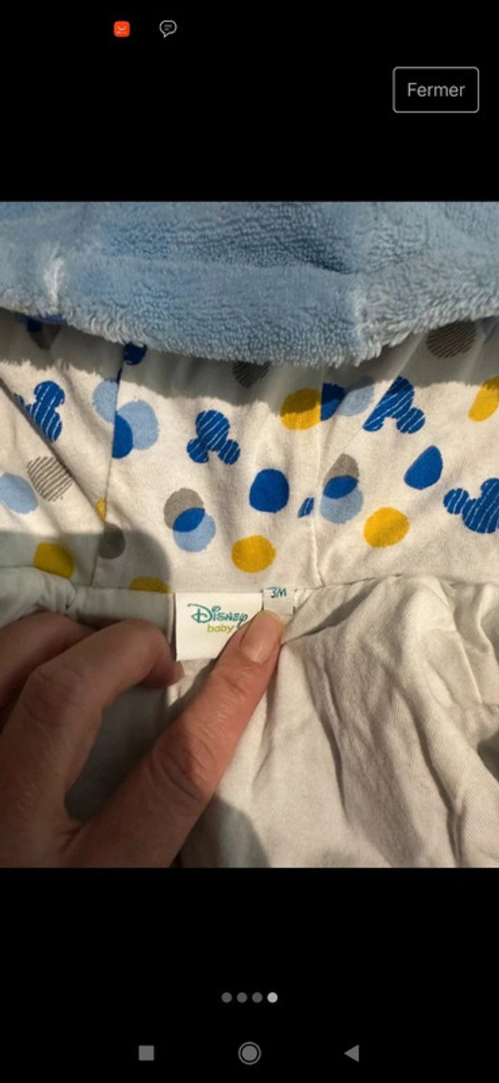 Veste Mickey bébé garçon - photo numéro 4