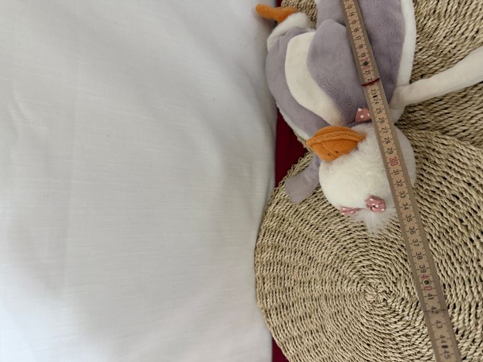 Doudou plat canard blanc violet Bokowski - photo numéro 5