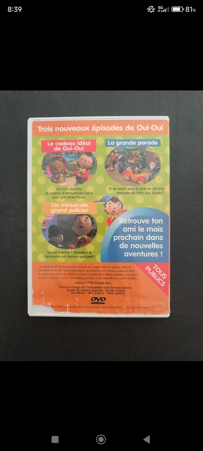 DVD Oui-Oui - photo numéro 3