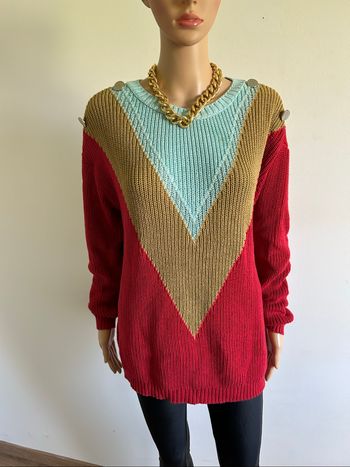 Pull d’hiver à manches longues Naf Naf taille M TBE
