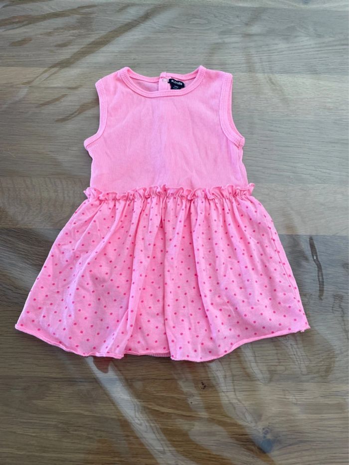 Robe rose kiabi 12 mois