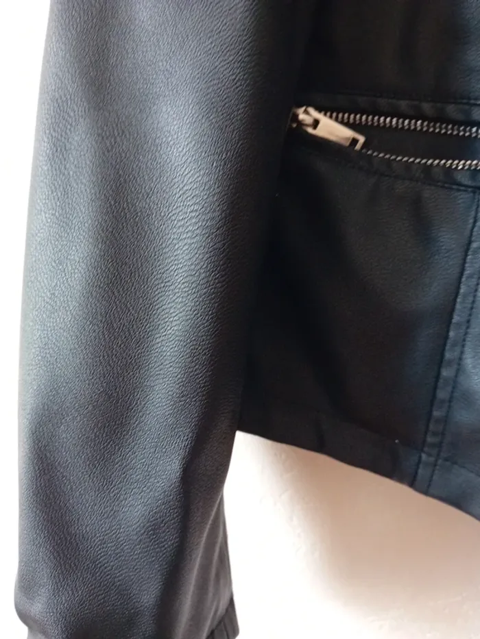 Veste perfecto imitation cuir - photo numéro 7