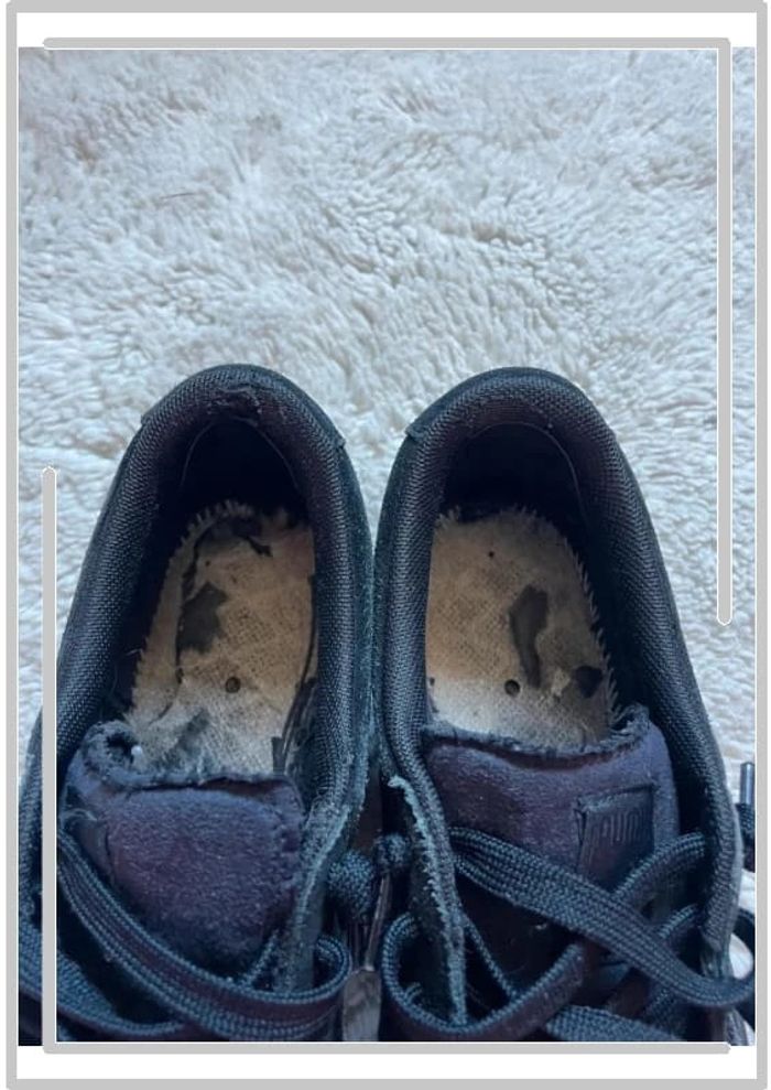 Basket puma Suède noir taille 38,5 - photo numéro 7