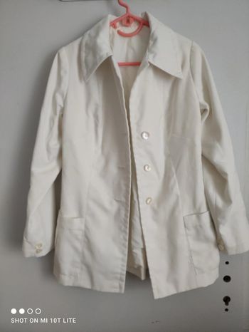 Veste blanche vintage