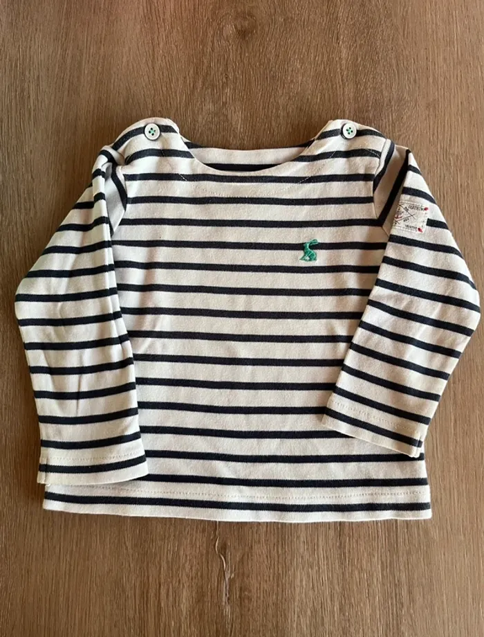 Pull marinière Joules 9/12 mois
