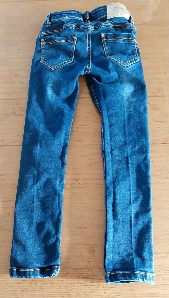 Jean fille skinny 7/8ans en très bon état - photo numéro 2