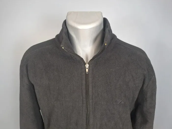 Polaire zippée Eddie Bauer – Homme M – Noir - brodé (627) - photo numéro 2