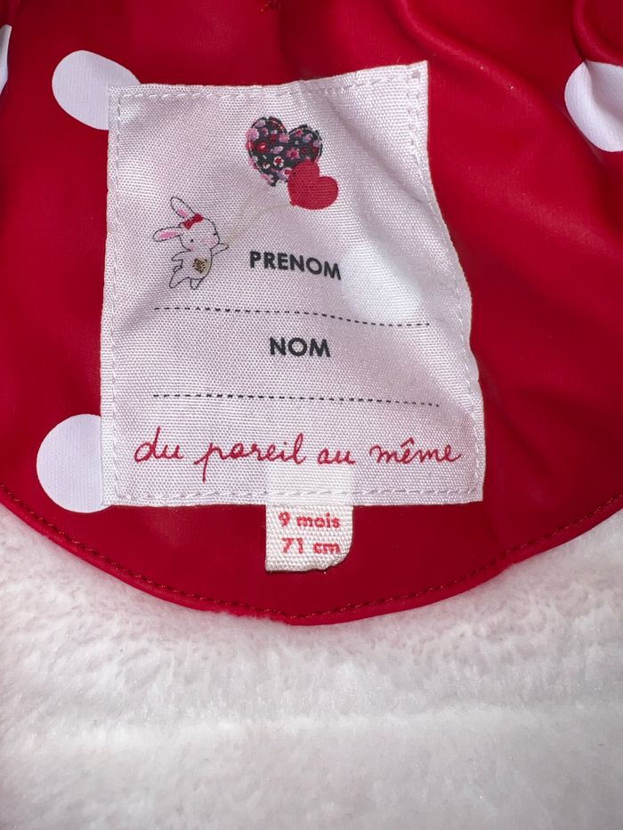 Imperméable taille 9 mois - photo numéro 4