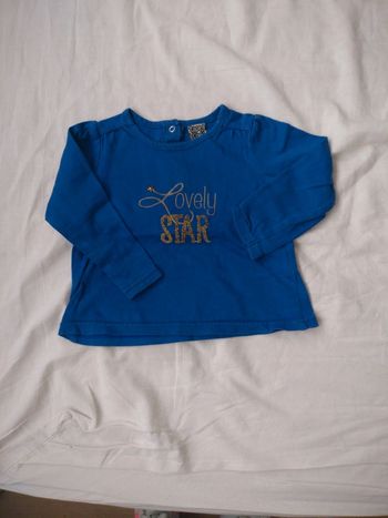 T-shirt fille 12 mois