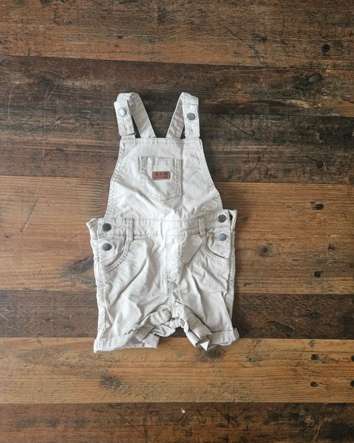 Salopette short combishort 18mois Beige Mom