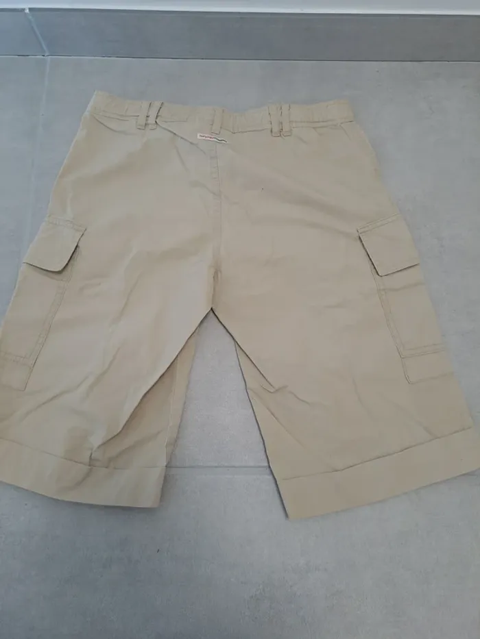 Pantacourt Cargo Beige Mary-Kate and Ashley - T34 - Très bon état - photo numéro 2
