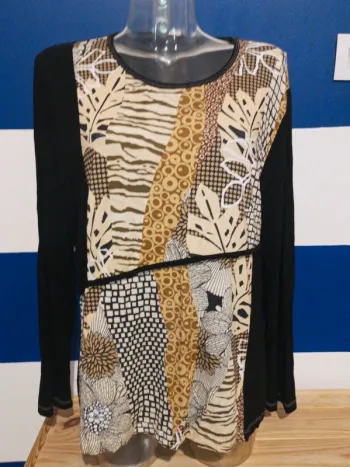 Tee-shirt manches longues femme taille 46