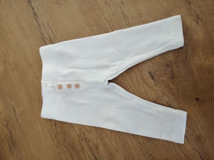 Legging blanc kiabi 6 mois - photo numéro 2