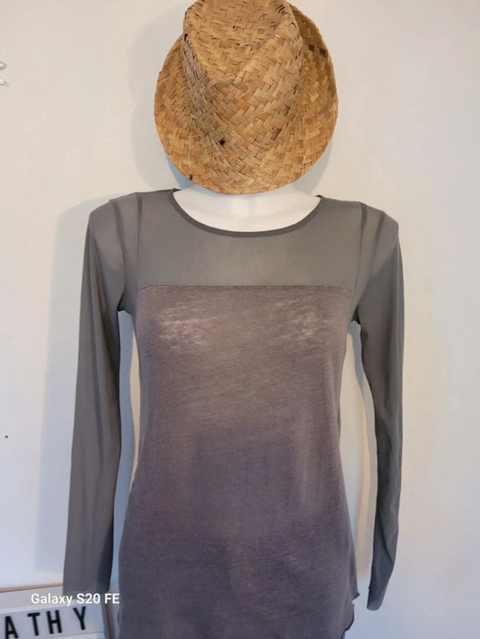 Pull fin voile Mango