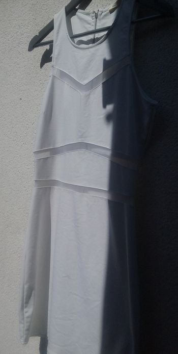 robe blanche Bershka femme