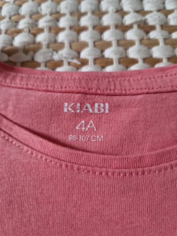 👕 T-shirt fille - 4 ans basique KIABI - photo numéro 3