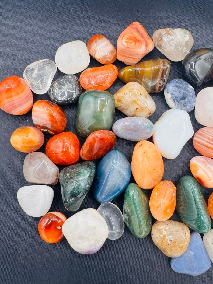 Lot 300 g pierres polies du Brésil pierres naturelles minéraux - photo numéro 4