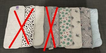 Lot inserts boosters couches lavables Bambino mio