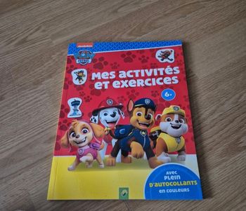 Livre d'activités 6+ Pat Patrouille neuf